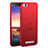 Hard Rigid Plastic Matte Finish Case Cover with Finger Ring Stand A01 for Xiaomi Mi 4i Red