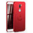 Hard Rigid Plastic Matte Finish Case Cover with Finger Ring Stand A01 for Xiaomi Mi 5S Plus Red