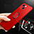 Hard Rigid Plastic Matte Finish Case Cover with Magnetic Finger Ring Stand A01 for Apple iPhone 15