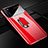 Hard Rigid Plastic Matte Finish Case Cover with Magnetic Finger Ring Stand A01 for Oppo Reno3