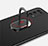 Hard Rigid Plastic Matte Finish Case Cover with Magnetic Finger Ring Stand A01 for Realme Q2 5G