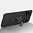 Hard Rigid Plastic Matte Finish Case Cover with Magnetic Finger Ring Stand A01 for Realme V15 5G