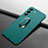 Hard Rigid Plastic Matte Finish Case Cover with Magnetic Finger Ring Stand A01 for Samsung Galaxy S24 Plus 5G Green