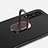 Hard Rigid Plastic Matte Finish Case Cover with Magnetic Finger Ring Stand A01 for Vivo Y30