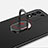 Hard Rigid Plastic Matte Finish Case Cover with Magnetic Finger Ring Stand for Realme Q3s 5G