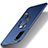 Hard Rigid Plastic Matte Finish Case Cover with Magnetic Finger Ring Stand for Samsung Galaxy S20 FE (2022) 5G Blue