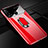 Hard Rigid Plastic Matte Finish Case Cover with Magnetic Finger Ring Stand P01 for Huawei Nova 5i