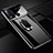 Hard Rigid Plastic Matte Finish Case Cover with Magnetic Finger Ring Stand P01 for Vivo Y50