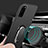 Hard Rigid Plastic Matte Finish Case Cover with Magnetic Finger Ring Stand S01 for Samsung Galaxy S20 5G