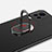 Hard Rigid Plastic Matte Finish Case Cover with Magnetic Finger Ring Stand S01 for Vivo V21e 4G