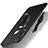 Hard Rigid Plastic Matte Finish Case Cover with Magnetic Finger Ring Stand S01 for Vivo Y3 Black