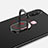 Hard Rigid Plastic Matte Finish Case Cover with Magnetic Finger Ring Stand S01 for Vivo Y3s