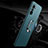 Hard Rigid Plastic Matte Finish Case Cover with Magnetic Finger Ring Stand S01 for Xiaomi Mi 11i 5G