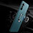 Hard Rigid Plastic Matte Finish Case Cover with Magnetic Finger Ring Stand S01 for Xiaomi Mi 11X 5G