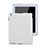 Hard Rigid Plastic Matte Finish Case for Apple iPad 4 White