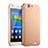 Hard Rigid Plastic Matte Finish Case for Huawei Ascend G7 Gold