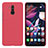 Hard Rigid Plastic Matte Finish Case for Huawei Maimang 7 Red