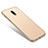 Hard Rigid Plastic Matte Finish Case for Samsung Galaxy C8 C710F Gold