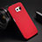 Hard Rigid Plastic Matte Finish Case for Samsung Galaxy S6 Edge SM-G925 Red