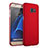 Hard Rigid Plastic Matte Finish Case for Samsung Galaxy S7 Edge G935F Red