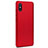 Hard Rigid Plastic Matte Finish Case for Xiaomi Mi 8 Screen Fingerprint Edition Red