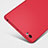 Hard Rigid Plastic Matte Finish Case for Xiaomi Mi Note Red