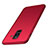 Hard Rigid Plastic Matte Finish Case M02 for Samsung Galaxy A6 Plus (2018) Red