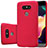 Hard Rigid Plastic Matte Finish Case R01 for LG G5 Red