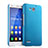 Hard Rigid Plastic Matte Finish Cover for Huawei Honor 3X G750 Sky Blue