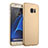 Hard Rigid Plastic Matte Finish Cover for Samsung Galaxy S7 Edge G935F Gold