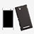Hard Rigid Plastic Matte Finish Cover for Sony Xperia C3 Black