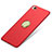 Hard Rigid Plastic Matte Finish Cover with Finger Ring Stand A02 for Xiaomi Mi 5S 4G Red