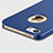 Hard Rigid Plastic Matte Finish Cover with Finger Ring Stand for Apple iPhone 5 Blue