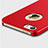 Hard Rigid Plastic Matte Finish Cover with Finger Ring Stand for Apple iPhone 5S Red