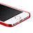 Hard Rigid Plastic Matte Finish Cover with Finger Ring Stand for Apple iPhone 5S Red