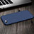Hard Rigid Plastic Matte Finish Cover with Finger Ring Stand for Apple iPhone 7 Blue