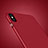 Hard Rigid Plastic Matte Finish Cover with Finger Ring Stand for Apple iPhone X Red