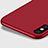 Hard Rigid Plastic Matte Finish Cover with Finger Ring Stand for Apple iPhone Xs Max Red