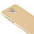 Hard Rigid Plastic Matte Finish Cover with Finger Ring Stand for Huawei Enjoy 6S Gold