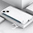 Hard Rigid Plastic Matte Finish Frameless Case Back Cover for Apple iPhone 13 White