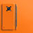 Hard Rigid Plastic Matte Finish Frameless Case Back Cover for Huawei Enjoy 50 Pro Orange