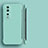 Hard Rigid Plastic Matte Finish Frameless Case Back Cover for Huawei Honor 80 Pro 5G Mint Blue