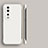 Hard Rigid Plastic Matte Finish Frameless Case Back Cover for Huawei Honor 80 Pro Flat 5G White