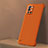 Hard Rigid Plastic Matte Finish Frameless Case Back Cover for OnePlus 9R 5G Orange