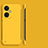 Hard Rigid Plastic Matte Finish Frameless Case Back Cover for OnePlus Nord CE 3 5G Yellow