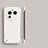 Hard Rigid Plastic Matte Finish Frameless Case Back Cover for Oppo Find X6 5G White