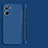 Hard Rigid Plastic Matte Finish Frameless Case Back Cover for Realme 10 4G Blue