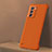 Hard Rigid Plastic Matte Finish Frameless Case Back Cover for Vivo iQOO 9 SE 5G Orange