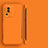 Hard Rigid Plastic Matte Finish Frameless Case Back Cover for Vivo iQOO Neo7 5G Orange