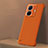 Hard Rigid Plastic Matte Finish Frameless Case Back Cover for Vivo iQOO Z6 Pro 5G Orange